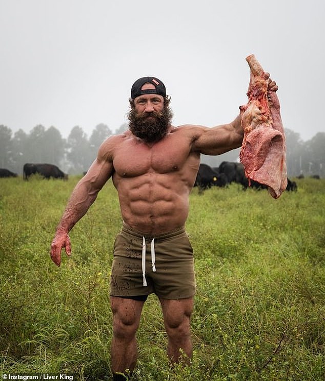 Brian Johnson, better known as the King of Courage, has built a following from his raw meat dishes, especially those filled with meat.