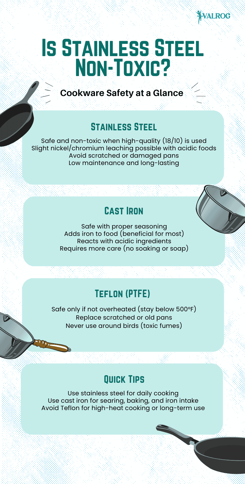 Is Stainless Steel Non Toxic Full Comparison
